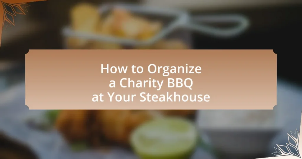 How to Organize a Charity BBQ at Your Steakhouse