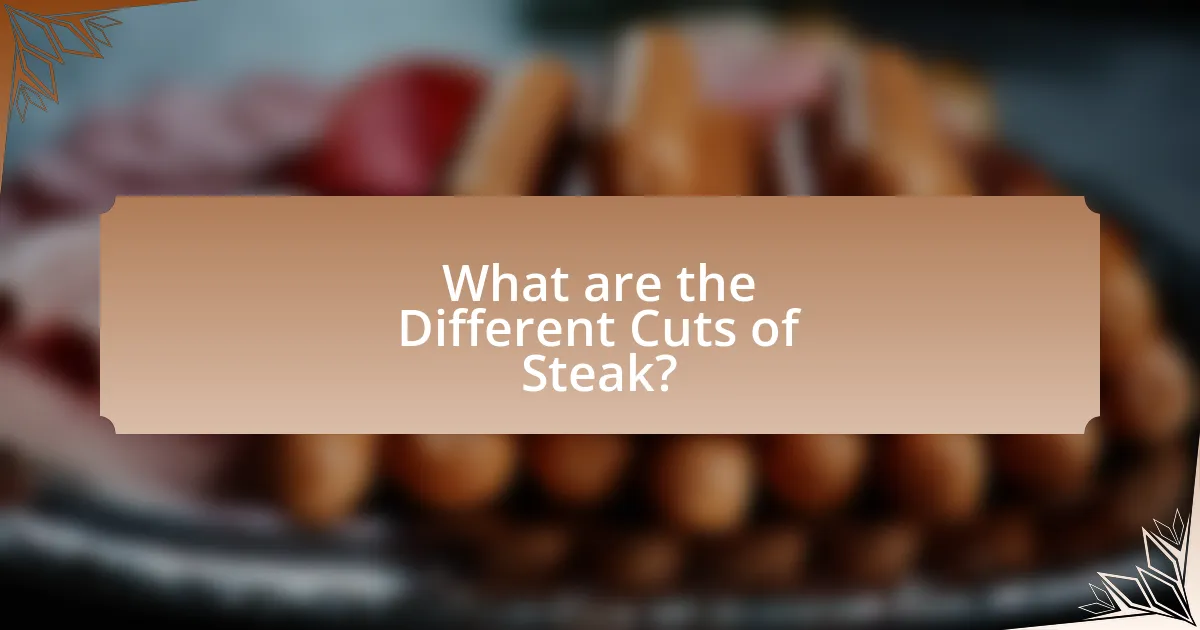 What are the Different Cuts of Steak?
